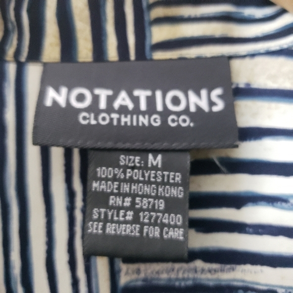 Notations Clothing Vintage Style Print Shirt - Picture 4 of 4